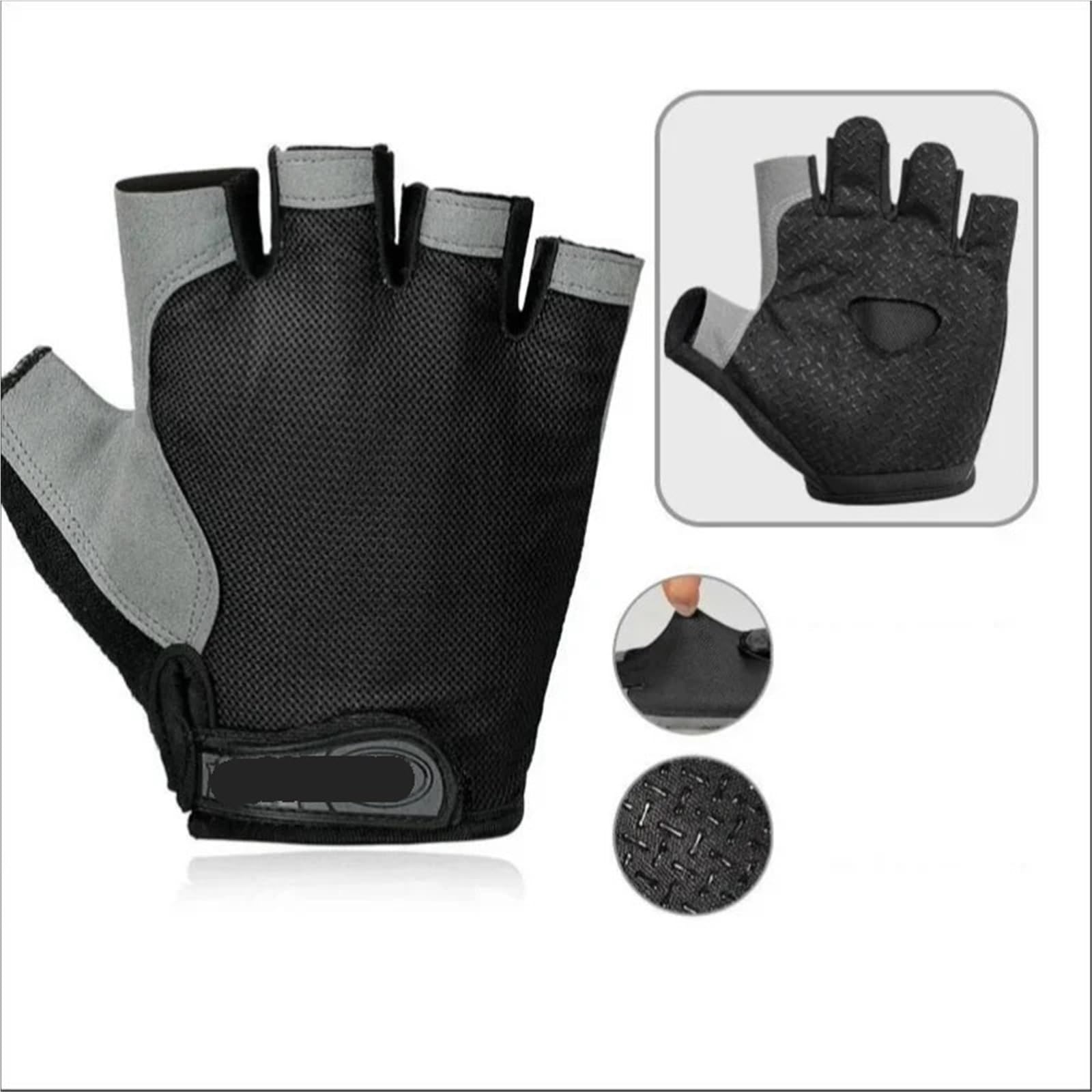Guantes De Ciclismo Sin Dedos Para Hombre Guantes sin dedos antideslizantes transpirables Para Ciclismo