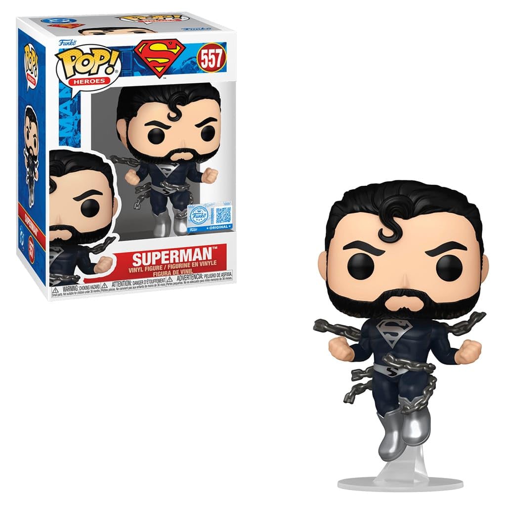 Funko Pop Superman 557 Original (with Plastic Protection) : Amazon