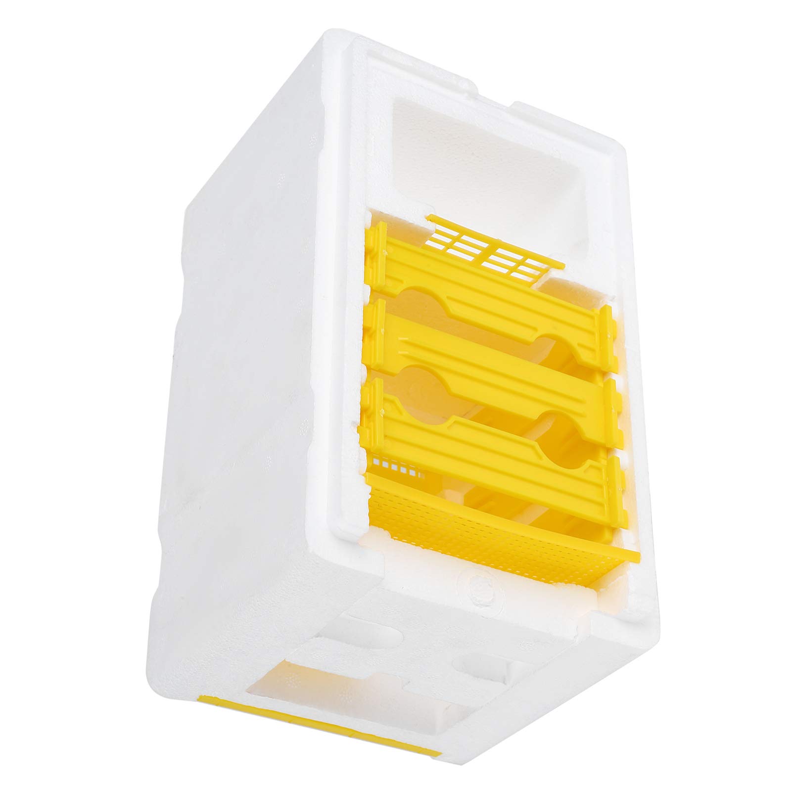 Boîte de Ruches en Mousse et en Plastique, Mini Nuc de Mating pour la Reproduction la Reine avec portabilité Compacte, Copulation Apidea Equipment pour Les Fournitures Apiculteurs