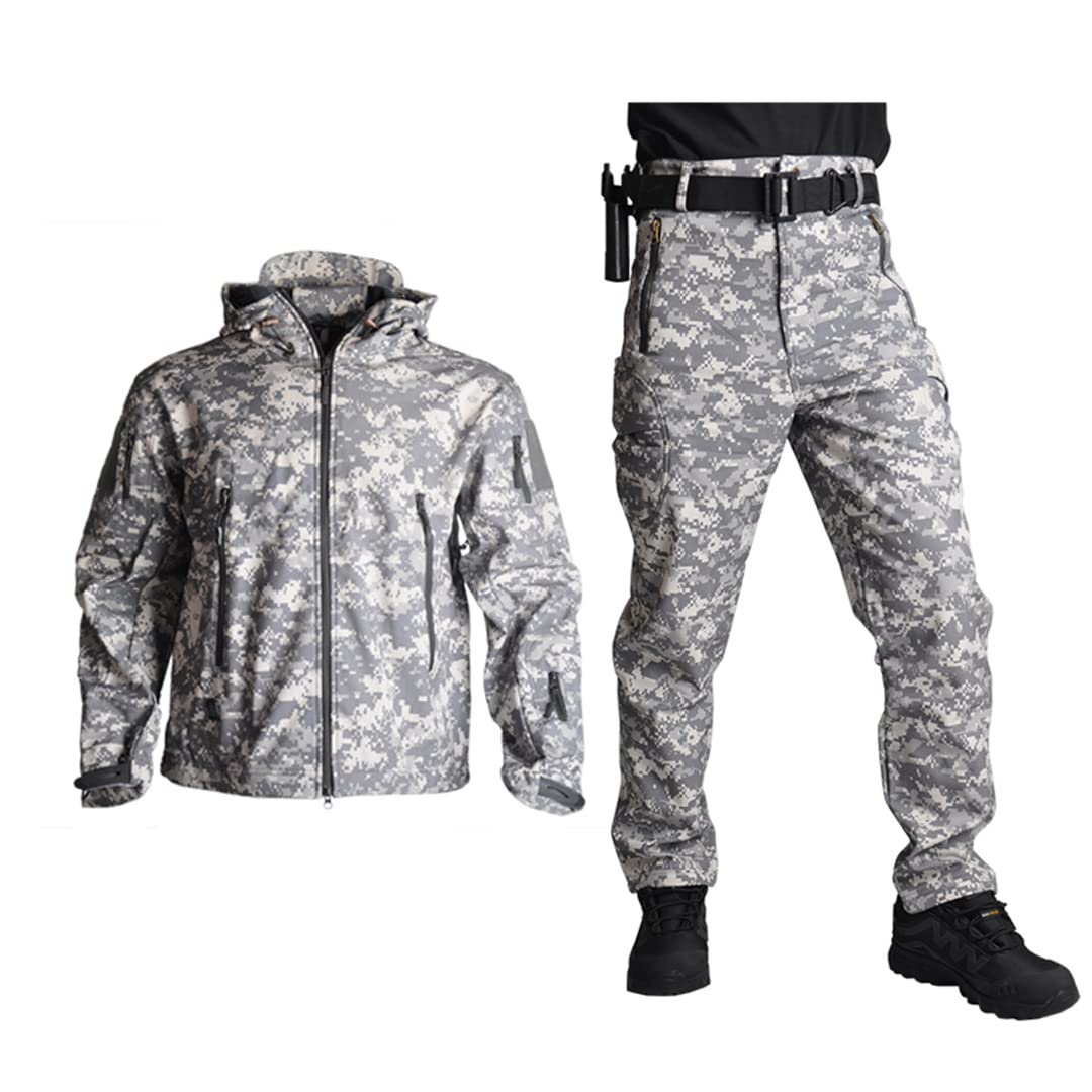 Herren Anzüge Hose Wasserdicht Jagd Taktische Kleidung Outdoor Anzug Thermische Windjacke Militäruniform