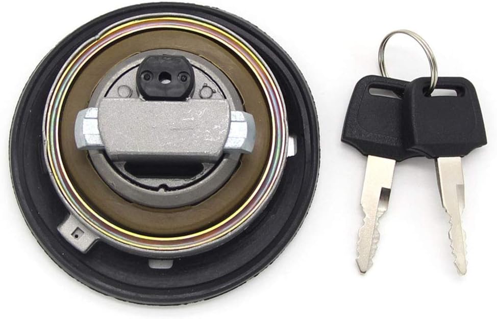 Gas Locking Cap Fuel Gas Tank Locking Cap Lid Cover Keys for Honda CB250 CB300F CB500F CB500X CB600 CBR125R CBR125RS CBR125RW CBR250R CBR300R CBR500R CBF125 VTX1800 VTR250 NX500 XLV650 XL650 FMX650