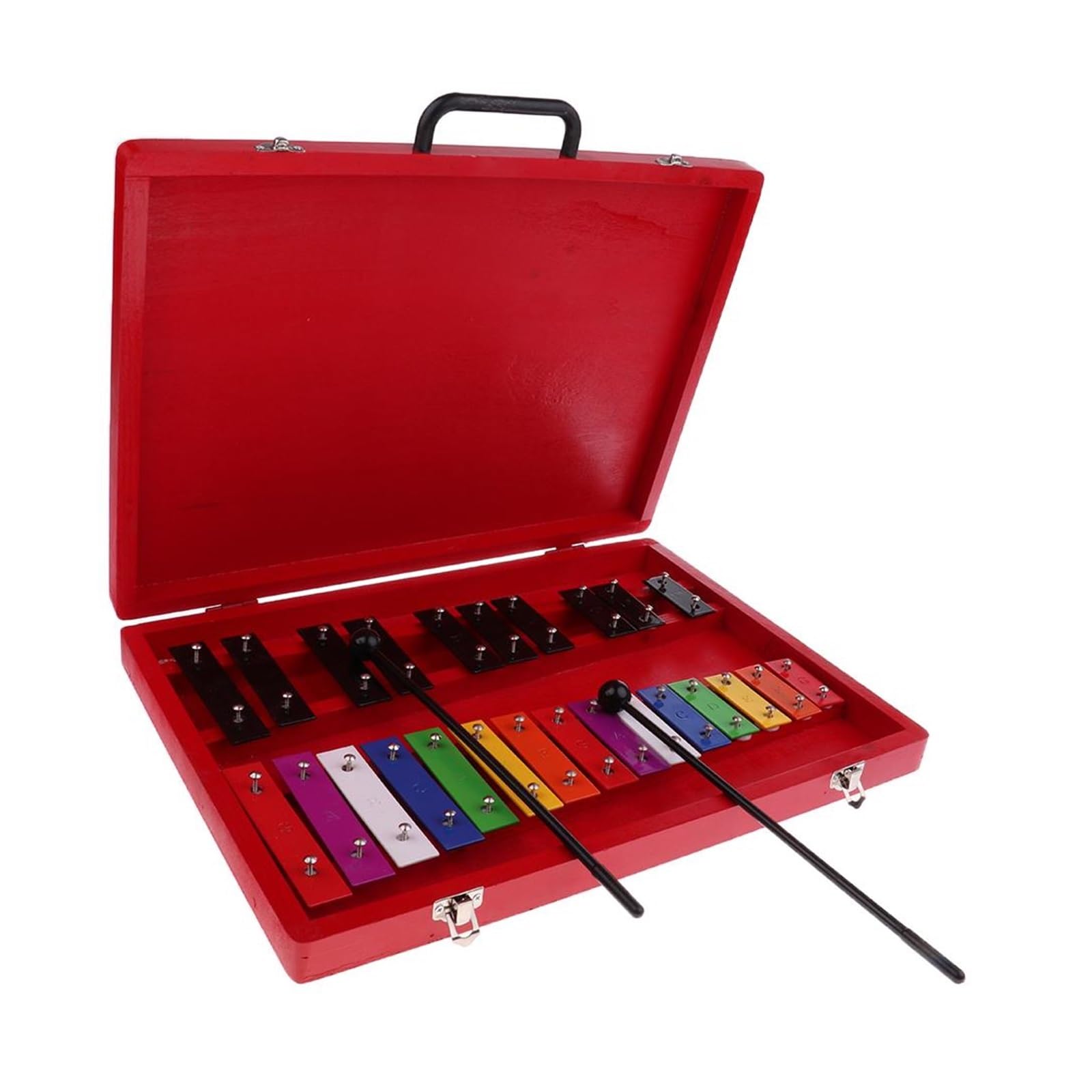 xilofono 25 Note Glockenspiel Sound Metal Keys Soprano Piano Music Learning Adatto per Strumenti A Percussione per Studenti Principianti