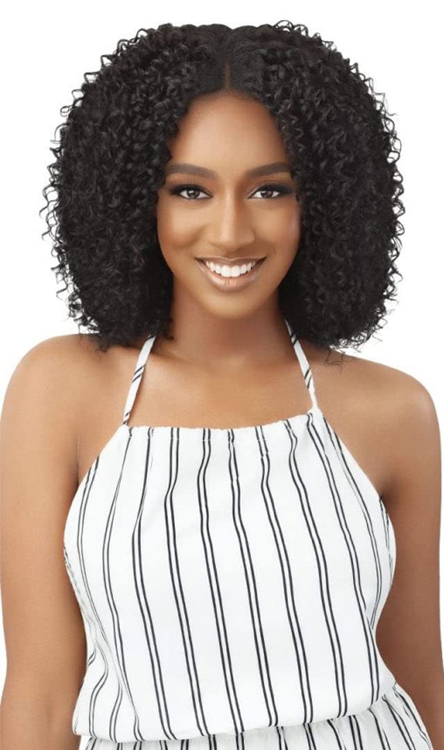 Outre 100% Human Hair Leave Out Wig - CURLY TWIST 14 (NBRN)