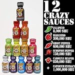 Crazy Hot Sauce Gift Set - Gourmet Challenge Dice Game - Prefect Premium Gourmet Gifts for Men - Try If You Dare!