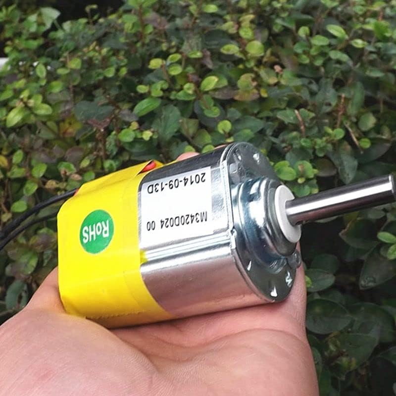 DC 24V High-torque Permanent Magnet Motor Generator , Ball Bearing Shaft 12-Level Dynamic Balance Correction 2500 RPM