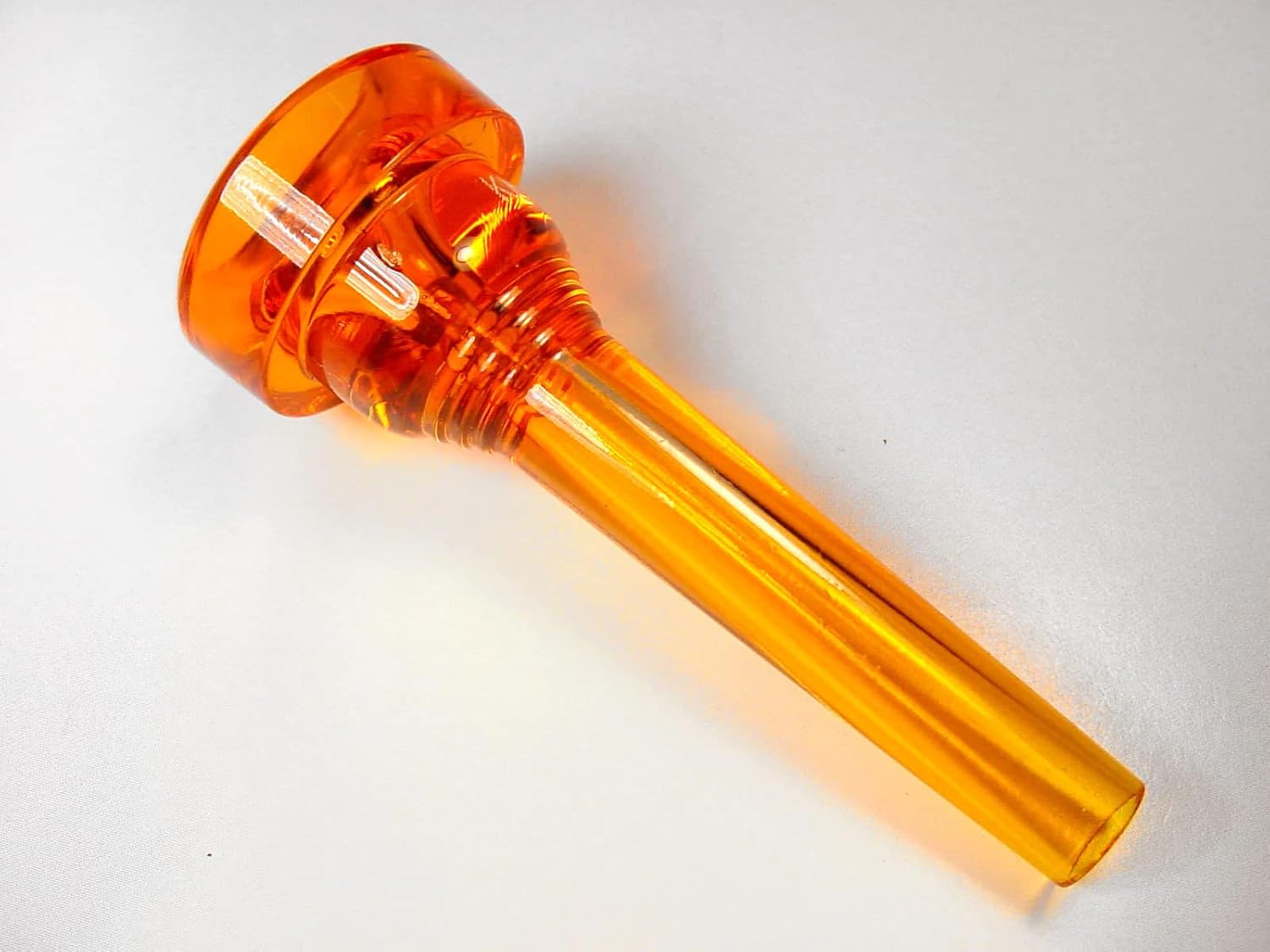 KELLY-MC - Medium-Cup French Horn Lexan-Mouthpiece - Crystal-Clear : Musical Instruments