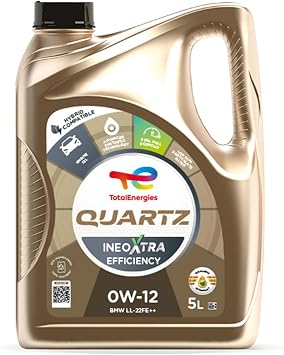 Quartz Ineo Xtra Efficiency Motor Oil, 0W-12, 5 Liters Pack of 1
