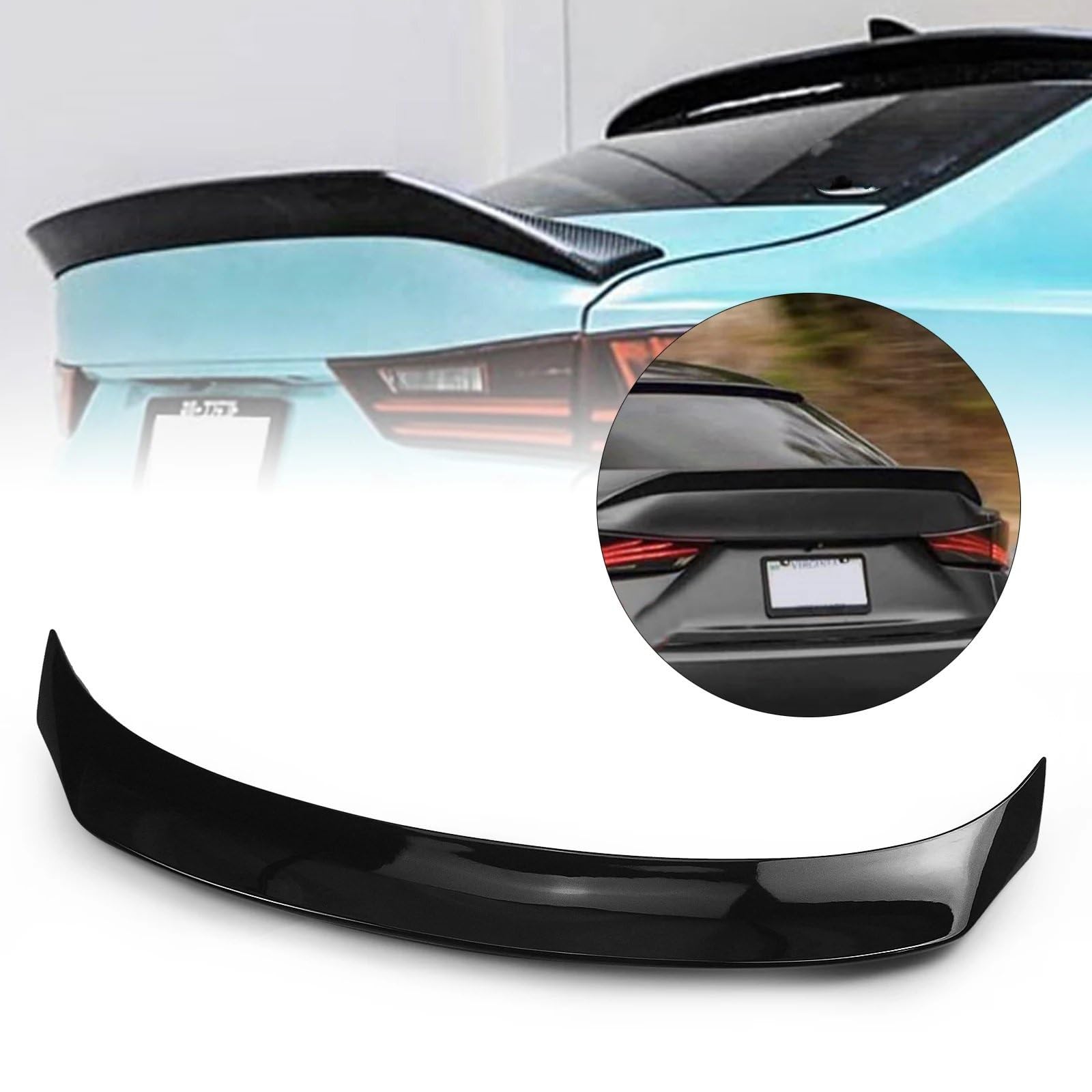 Amazon | リアルーフスポイラー レクサス IS200t IS250 IS350 2014