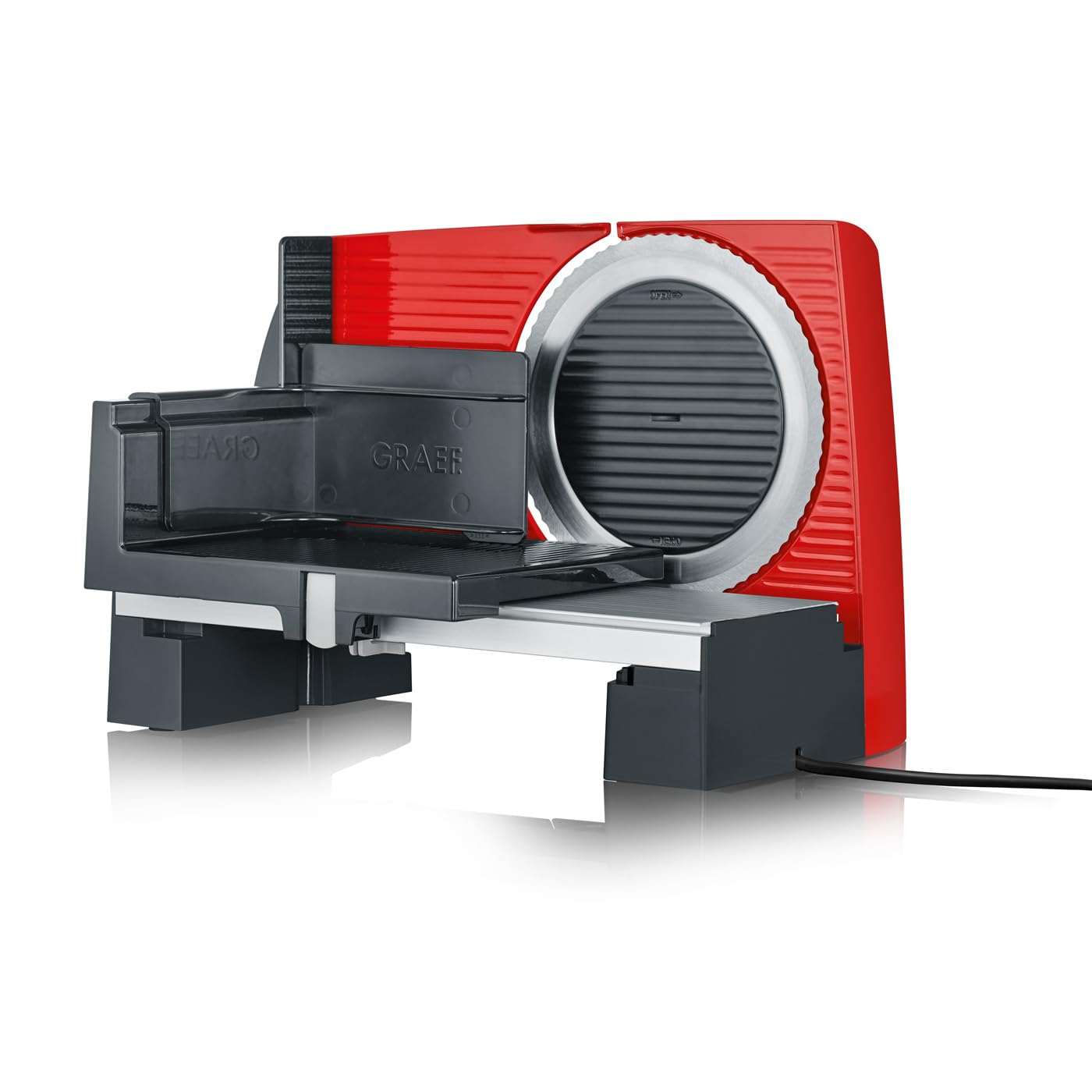 GRAEF. S 10003 Electric 170 W Aluminium Red Slicer Freiraumschneider (Aluminium, Red, 230 mm, 325 mm, 240 mm, 2.33 KG)