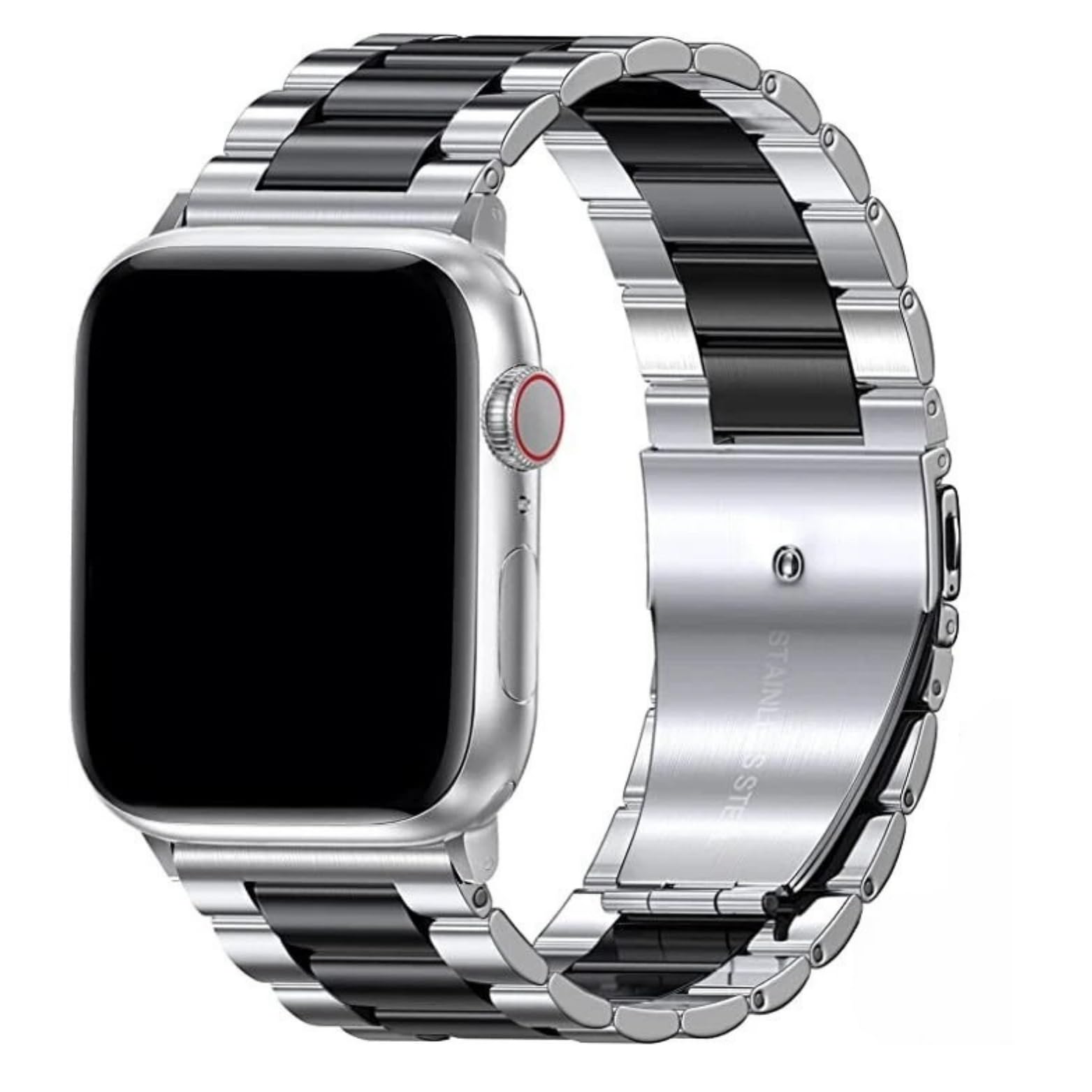 Stainless Steel Loop for Apple Watch Band 38/40/41/42/44/45 mm 49mm Ultra, Scratch/water Resistant Replacement Bands for iwatch Series Ultra Se 10 9 8 7 6 5 4 3 2 1