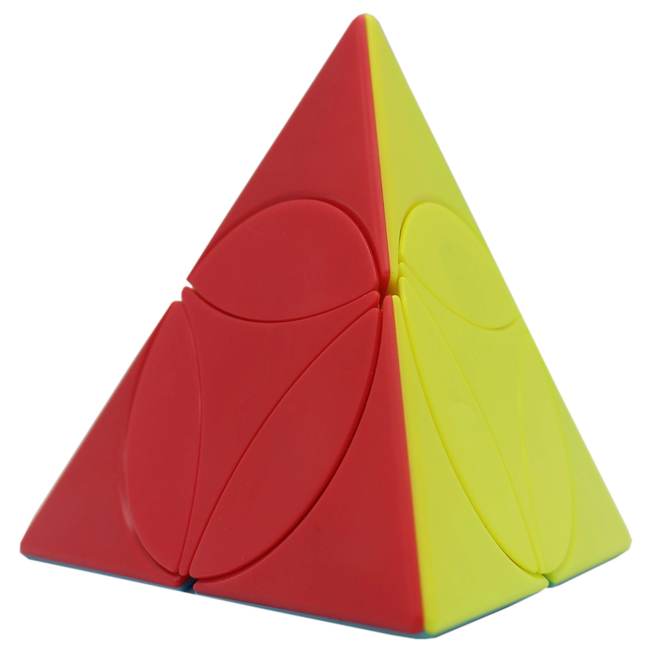 willkingCoin Pyramid Tetrahedron Magic Cube Irregularly Speed Puzzle Educational Toy Stickerless