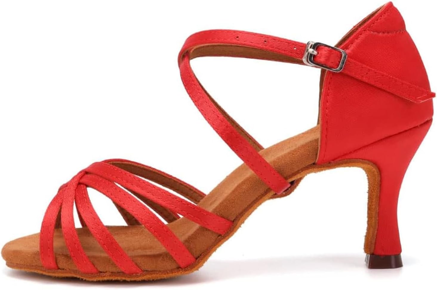 YCALCP Vrouwen Latin Dansschoenen Satijn Hoge Hak Open Teen Ballroom YCALCP Vrouwen Latin Dansschoenen Satijn Hoge Hak Open Teen Ballroom