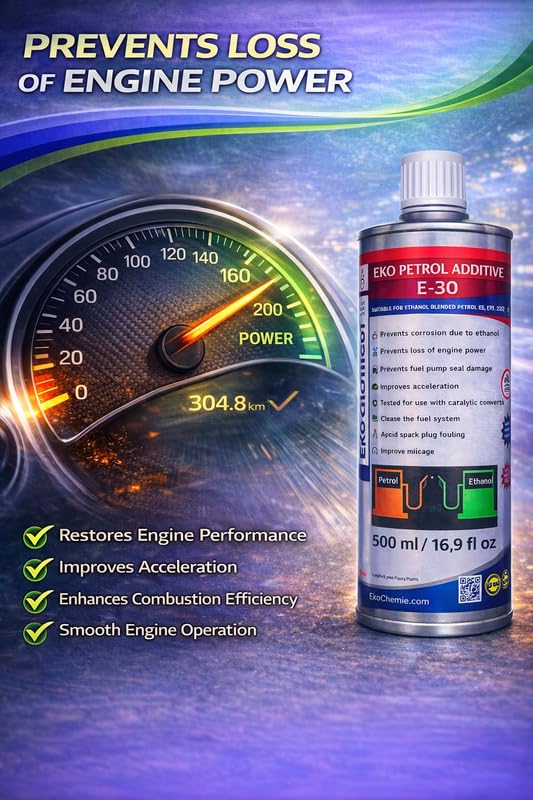 Image of Petrol Additive E30 Ethanol Protection | High Performance Fuel Additive for Petrol Engines | Helps Protect Fuel System from Ethanol Effects | Automotive Maintenance Product 500ml