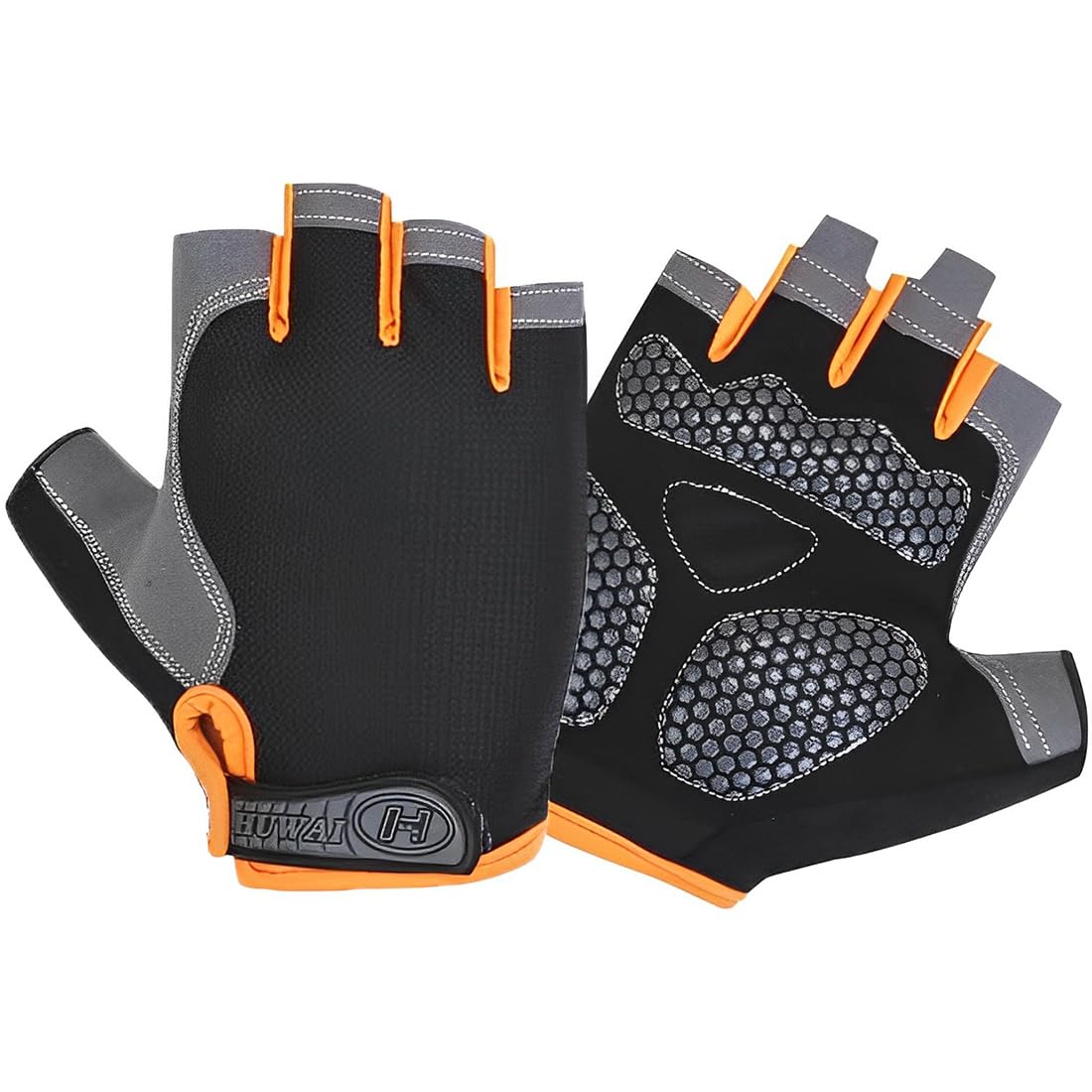 Guanti Mezze Dita Per Bambini - Imbottitura In Gel, Per Bici E Arrampicata, Traspiranti, 1 Paio - Foto 10