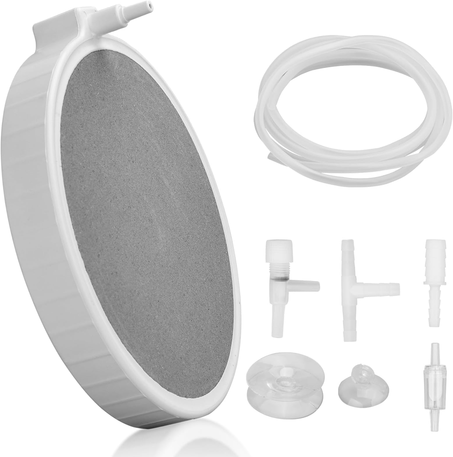 6 Inch Silent Air Bubble Stone for Fish Tanks High Dissolved Oxygen Bubble Stones for Aquariums and Hydroponics Systems Ideal for 100-160 Gallon Tanks