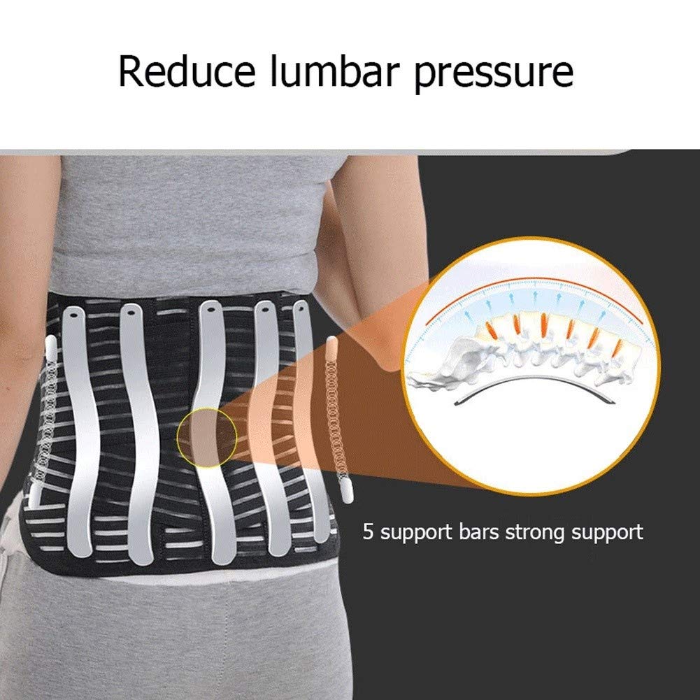 Ceinture Soutien Lombaire Auto-Chauffant pour Hommes Femmes Sport & Travail Apparenté, Relié, Connexe Bas du Dos Douleur Le Soulagement, Thérapie Magnétique (Size : S)
