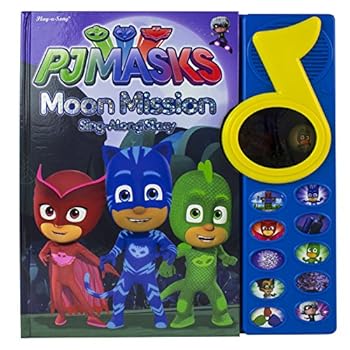 PJ Masks Moon Mission Sing-Along Story Sound Book with Mirror