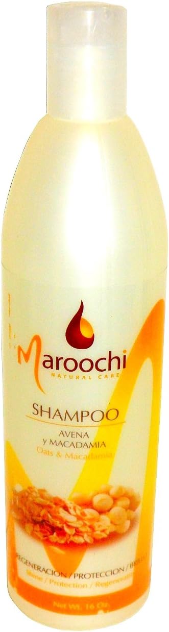 Maroochi Oats & Macadamia Hair Regenerating & Shine Enhancing Shampoo 16 Oz