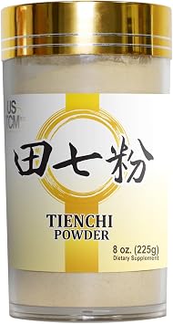 100% Pure Tienchi Powder Pseudoginseng Notoginseng Sanqi Powder Tienchi Ginseng Powder 120mesh 8oz