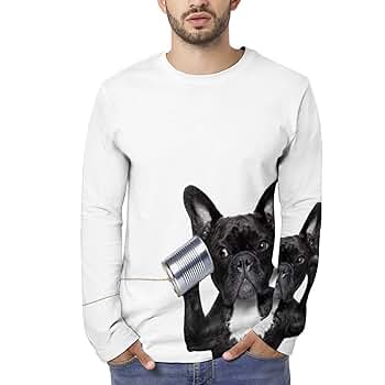 フレンチブルドッグ　GOLFロングティー RATTIE フレンチブルドッグ Tシャツ[品番：TLKM0001813]｜T-LINK