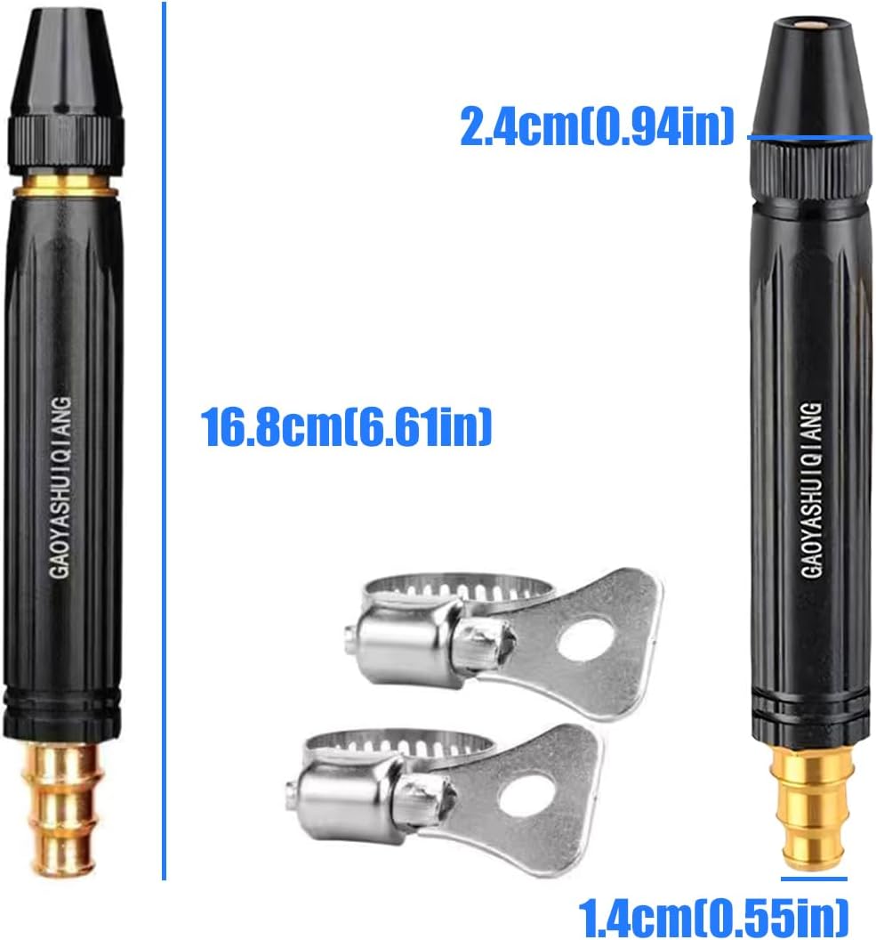 Pressure Water Sprayer Nozzle for Pressure Washers Adjustable Angles Connection Car Truck Wash