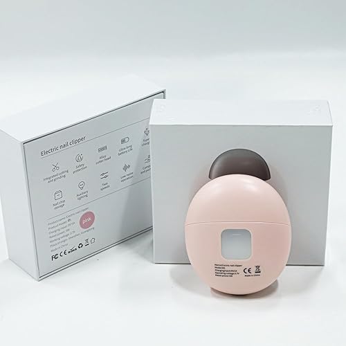 Miniatura 8 de Electric Nail Clipper with Nail Dust Storage, Safety Protection, Low Noise, LED Light  Compact, Portable & Low Vibration Nail Trimmer for Adults &