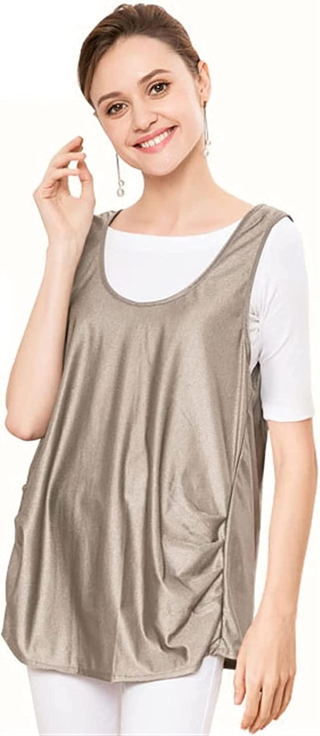 Gilet fibre d'argent pour femmes enceintes contre les ondes