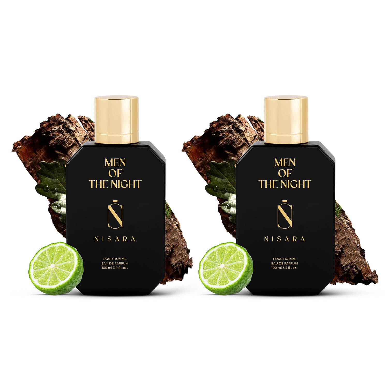 Nisara Men of the night perfume (100ml pack fo 2, Fresh)