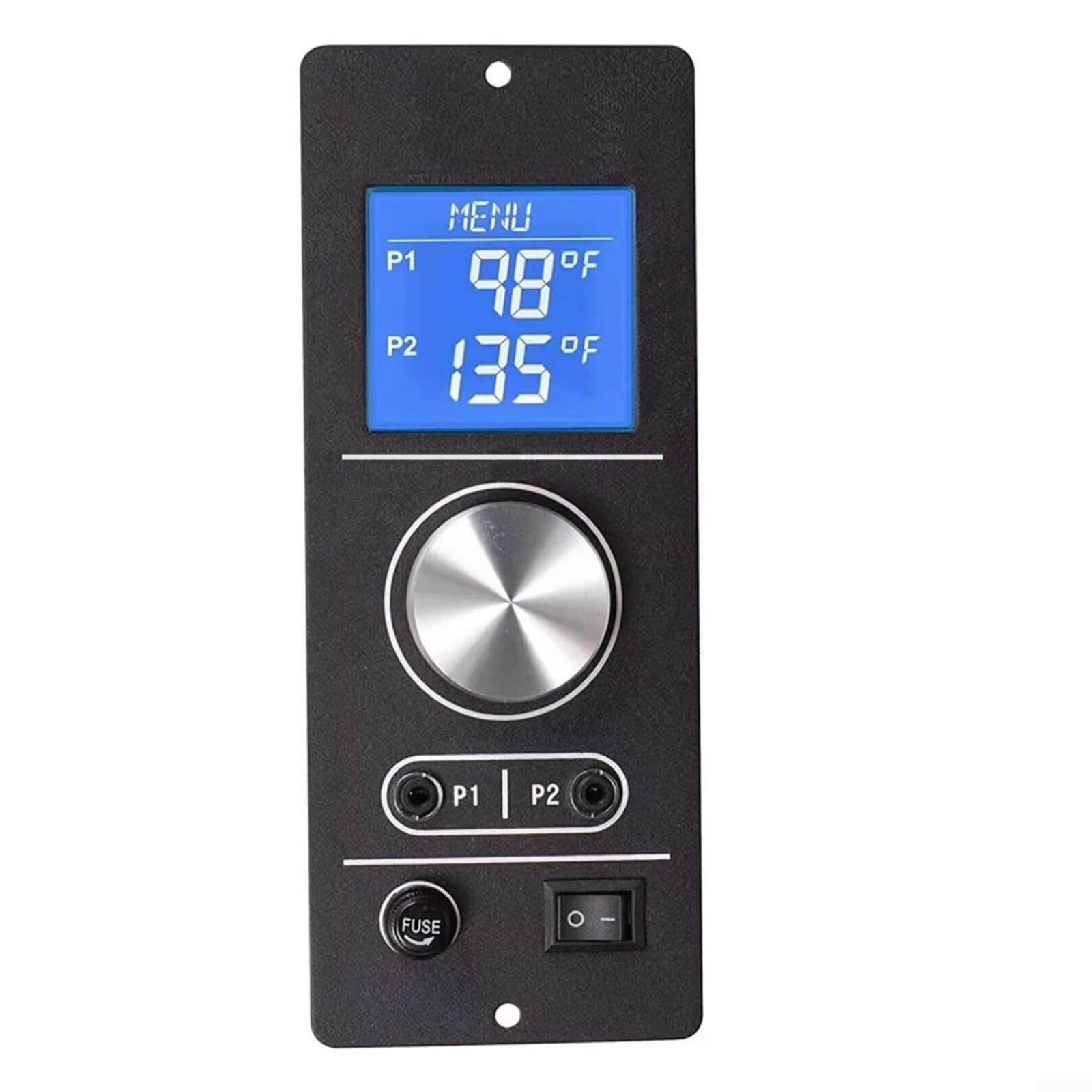 Multimetro digitale, portata manuale e identificazione automatica, display LCD, torcia integrata, spegnimento automatico, per tensione, corrente, resistenza, test diodi, DM91, nero
