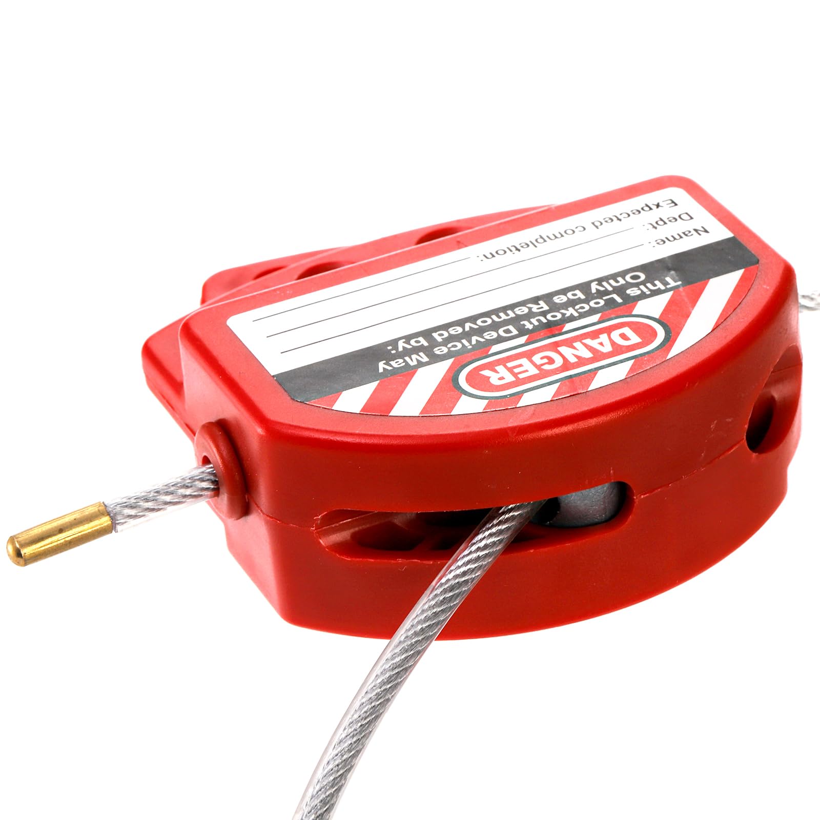Lockout Tagout Cable Locks - 2 Pack, 6ft Adjustable -5