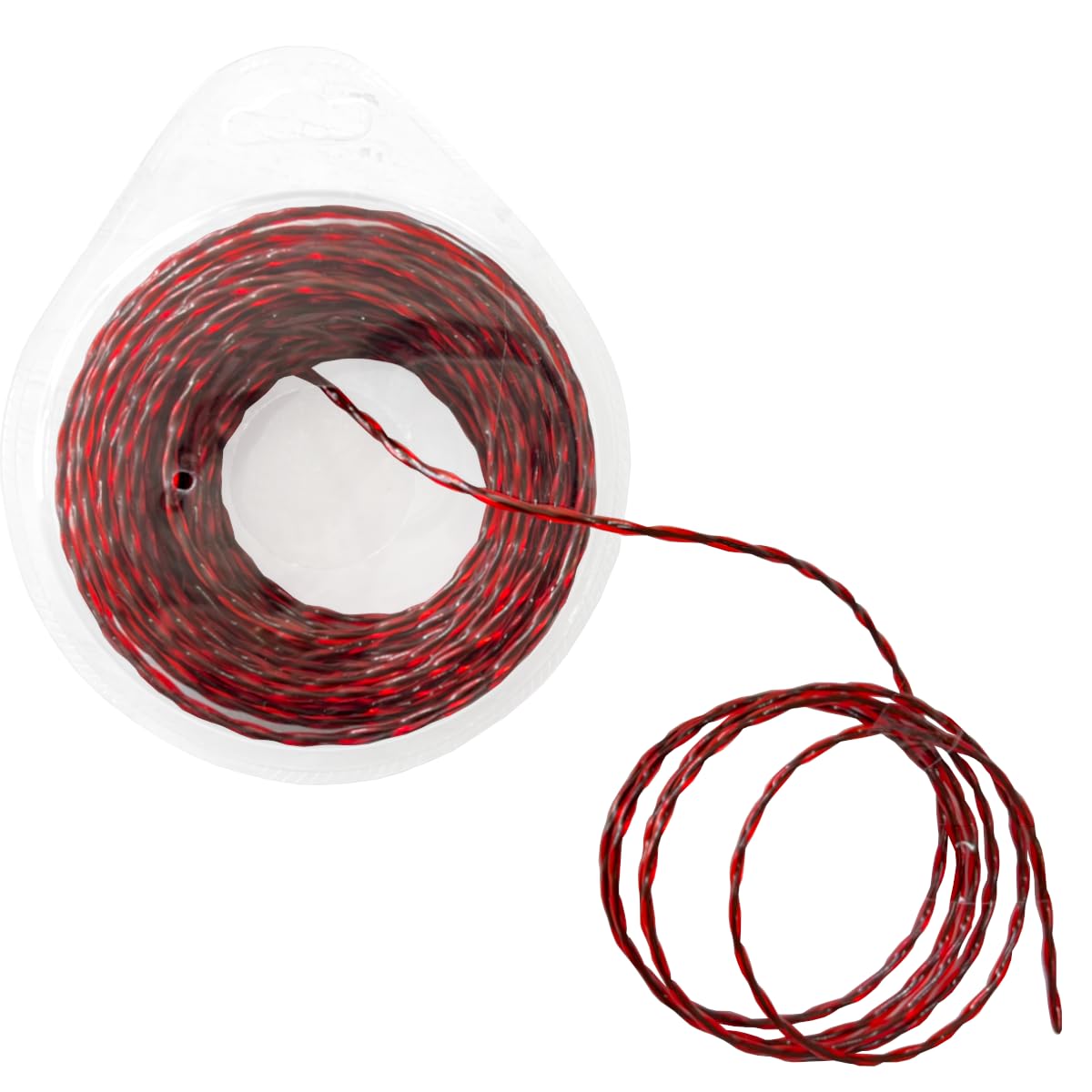Avalon - Hilo helicoidal para desbrozadora y cortacesped Nylon Resistente Universal (2 mm x 45 M) Hilo de desbrozadora Reforzado DualPower para maleza