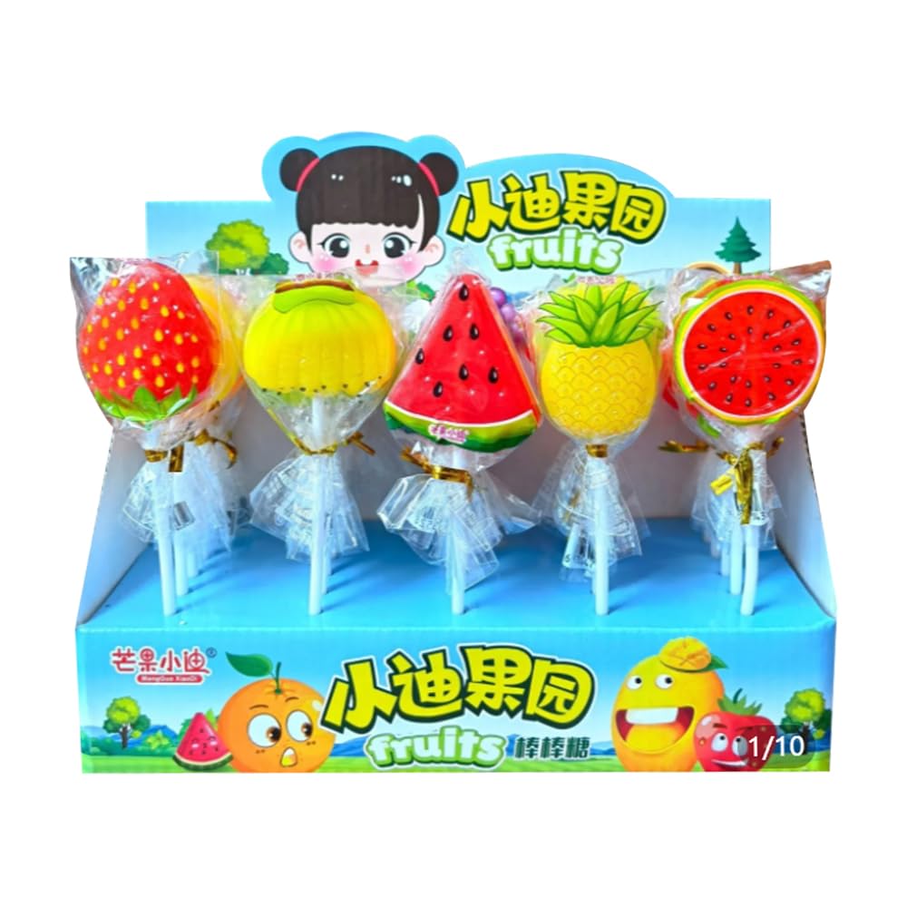 Amazon.co.jp: 果物状のロリポップ 可愛い 美味しい 甘くておいしい
