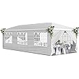 FDW Party Tent 10x30 Outdoor Gazebo Canopy with 8 Removable Sidewalls, Waterproof Wedding, Patio, – UV Protection for Events & Gatherings