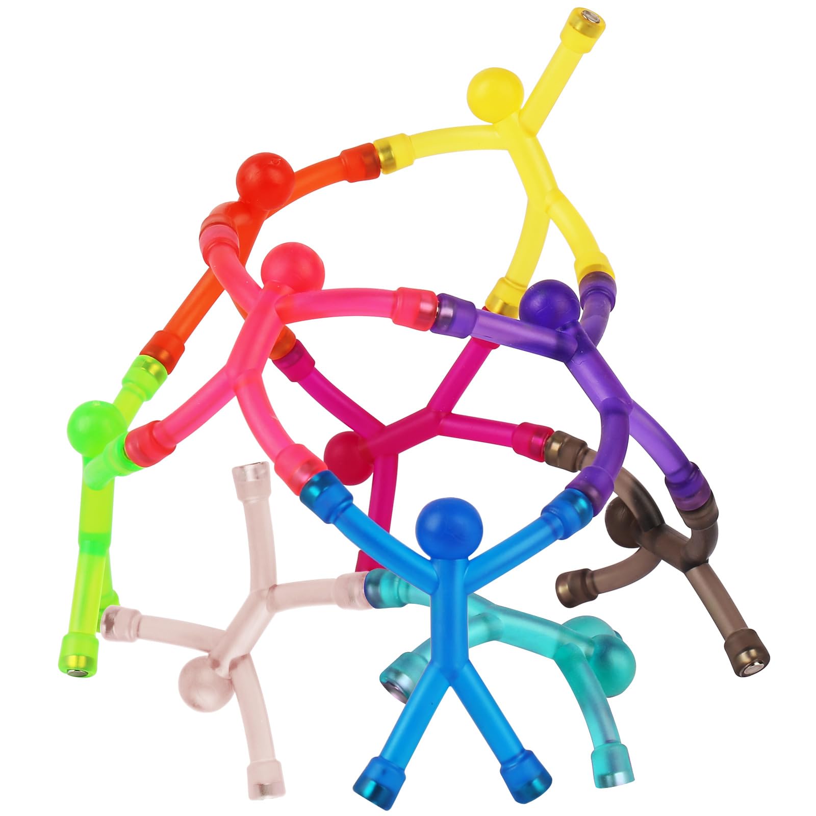 10Pcs Magnetic Toys,Magnet Men for Travel Toys,Magnetic People Figures for Kids,Cute Magnets for Refrigerator,Whiteboard and Photos,Humanoid Magnetic Toys for Kids Gifts,Decorative Magnets for Locker