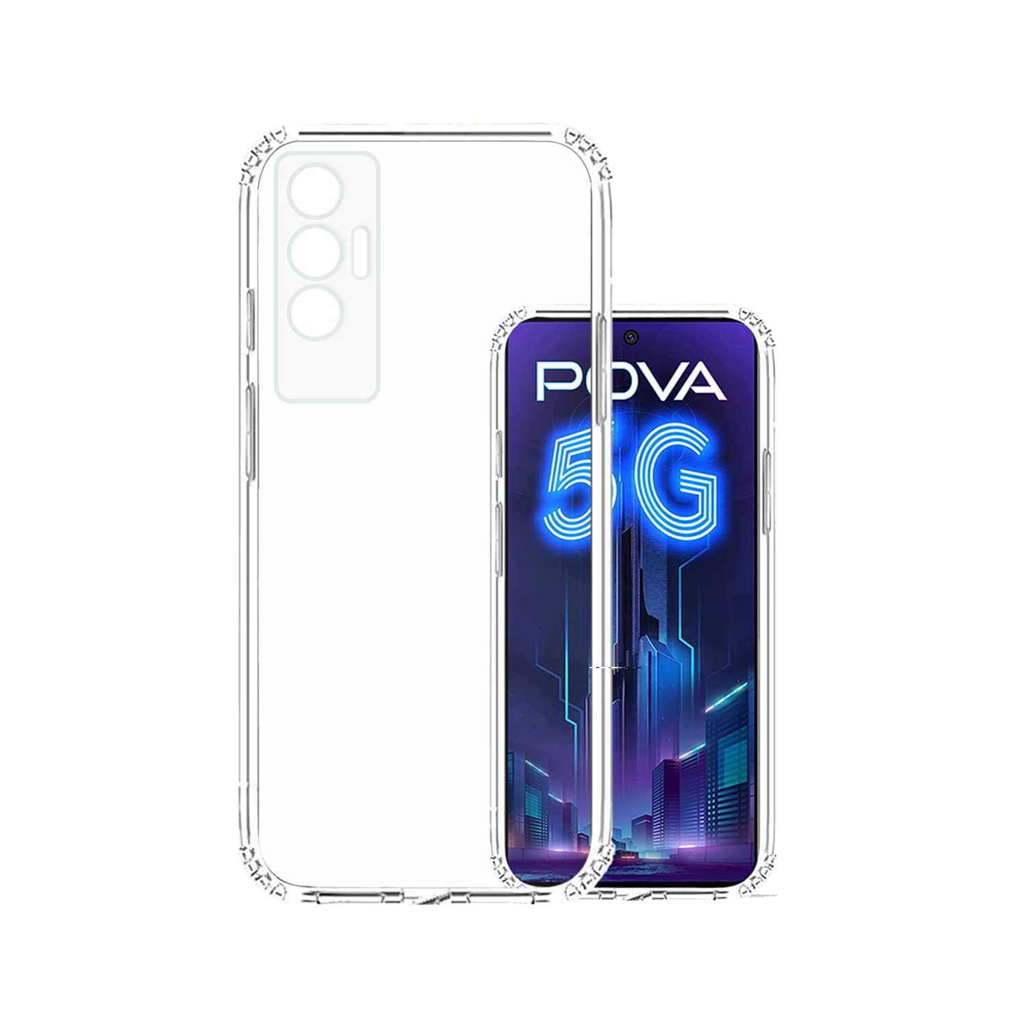 AA19® Ultra Thin Mobile Back Case Cover for Tecno POVA 5G (Soft Silicon Transparent) (B0BGQXWJH3) Amazon Price History, Amazon Price Tracker