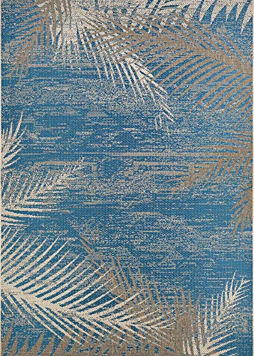 Couristan Monaco Tropical Palms Indoor/Outdoor Area Rug, 2'3
