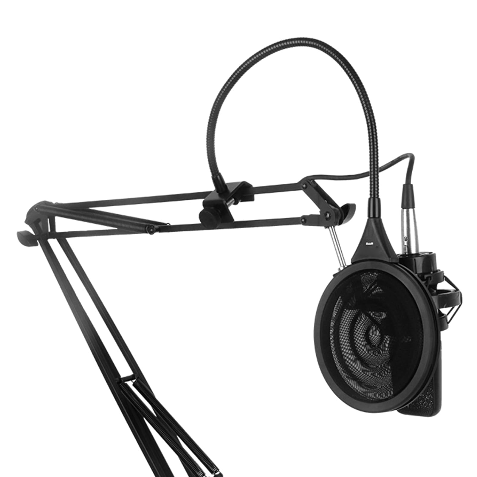 Micrófono de filtro de salida de metal, micrófono de red soplado, perfecto para parabrisas y eventos en vivo, configuración auditiva profesional