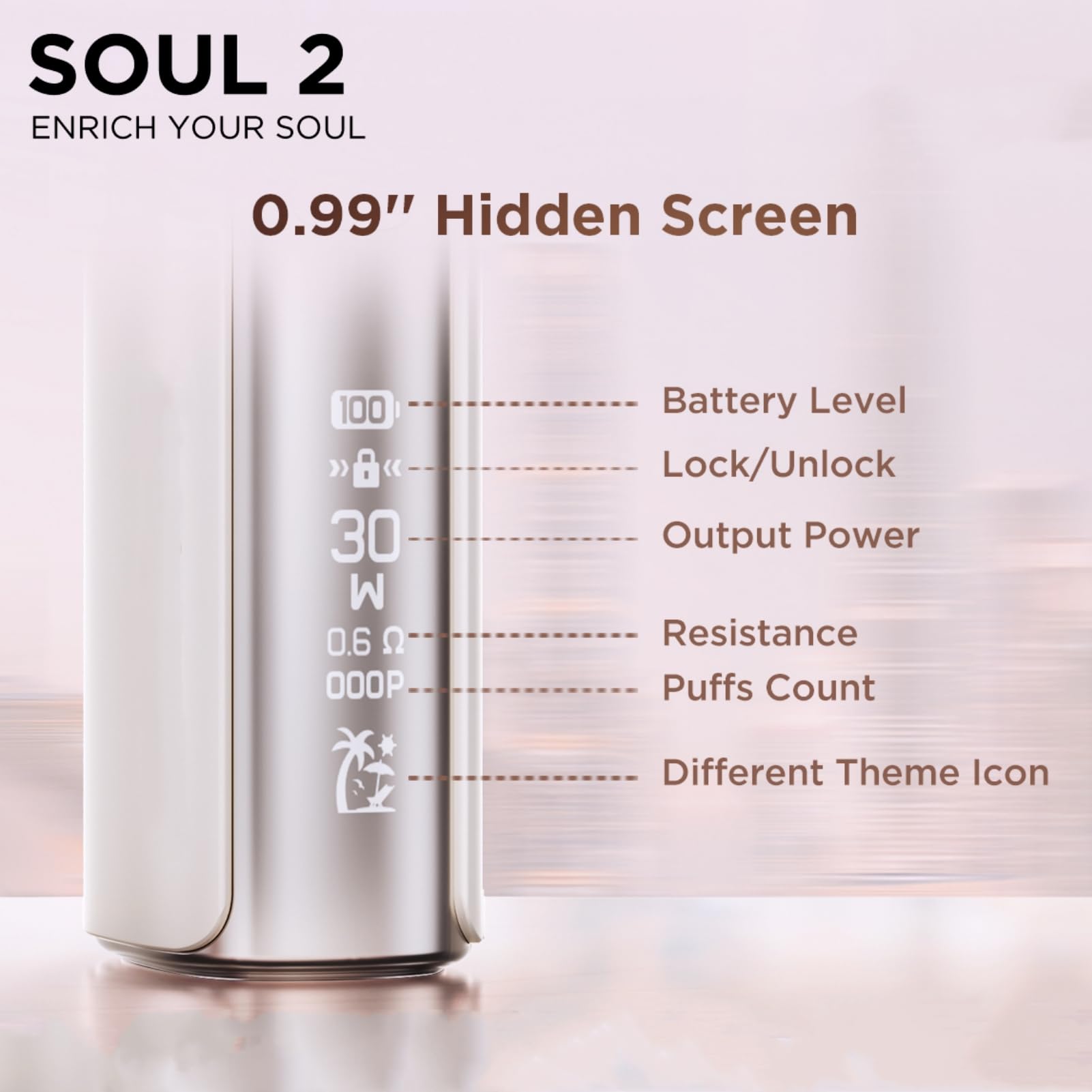geekvape soul 2 cover CUSTODIA IN TPU PER SOUL GEEKVAPE Colore Trasparente main image 1