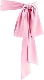 Women Chiffon Sash Belt Dress Sash Waist Bridal Wedding Belt 50s Accessories 3'' Wide - Buy now