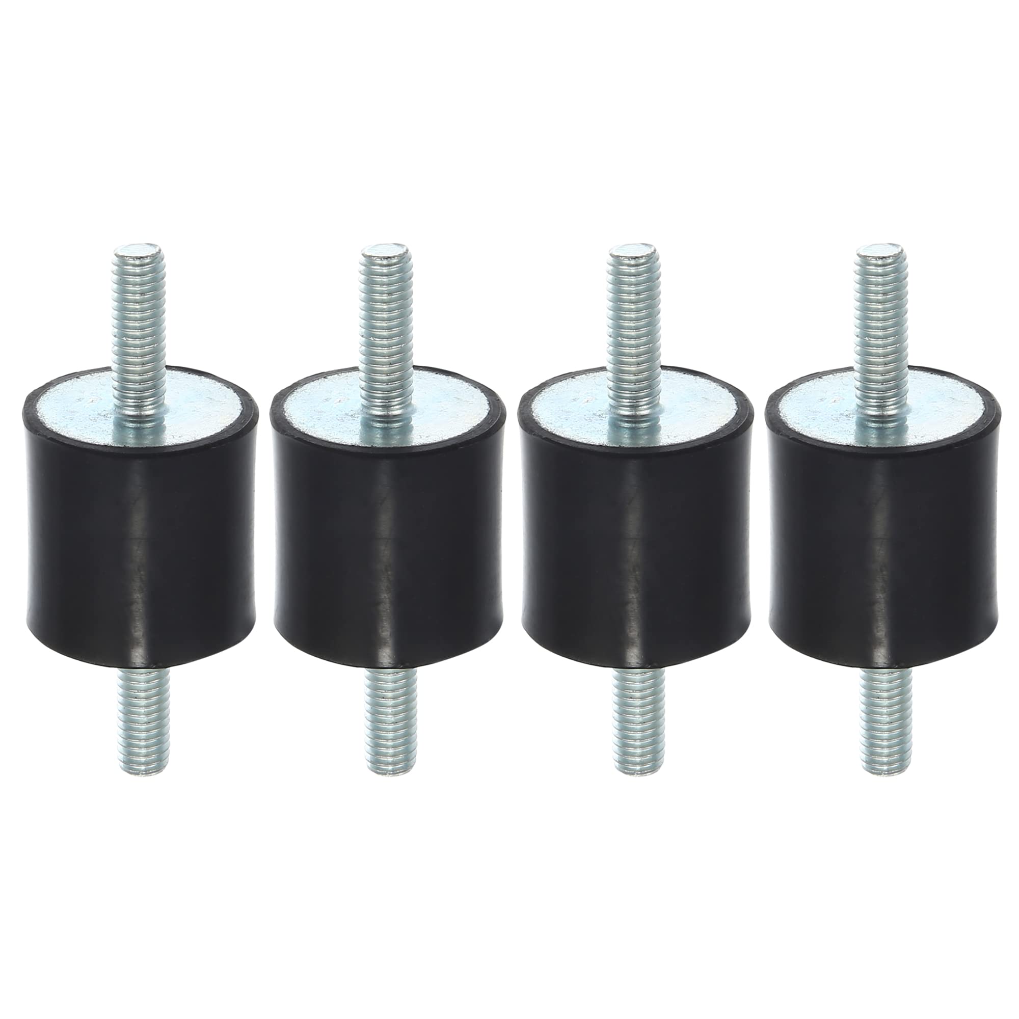 4 Piezas Silentblock De Goma M6 – Amortiguadores Antivibración Para Coche, Barco, Compresores Y Máquinas