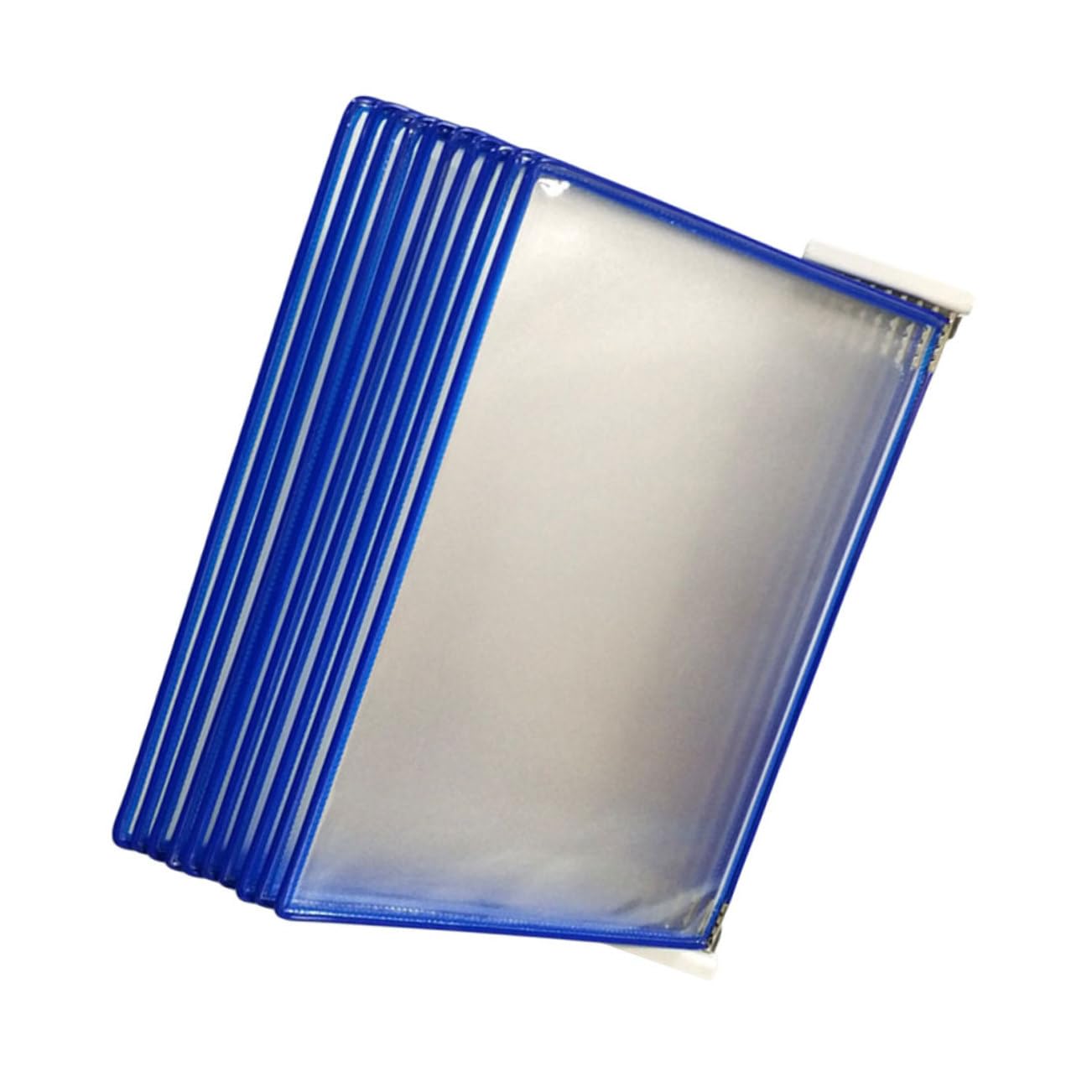 Hängender Dokumentenhalter zur Wandmontage, Blau, PVC Metall