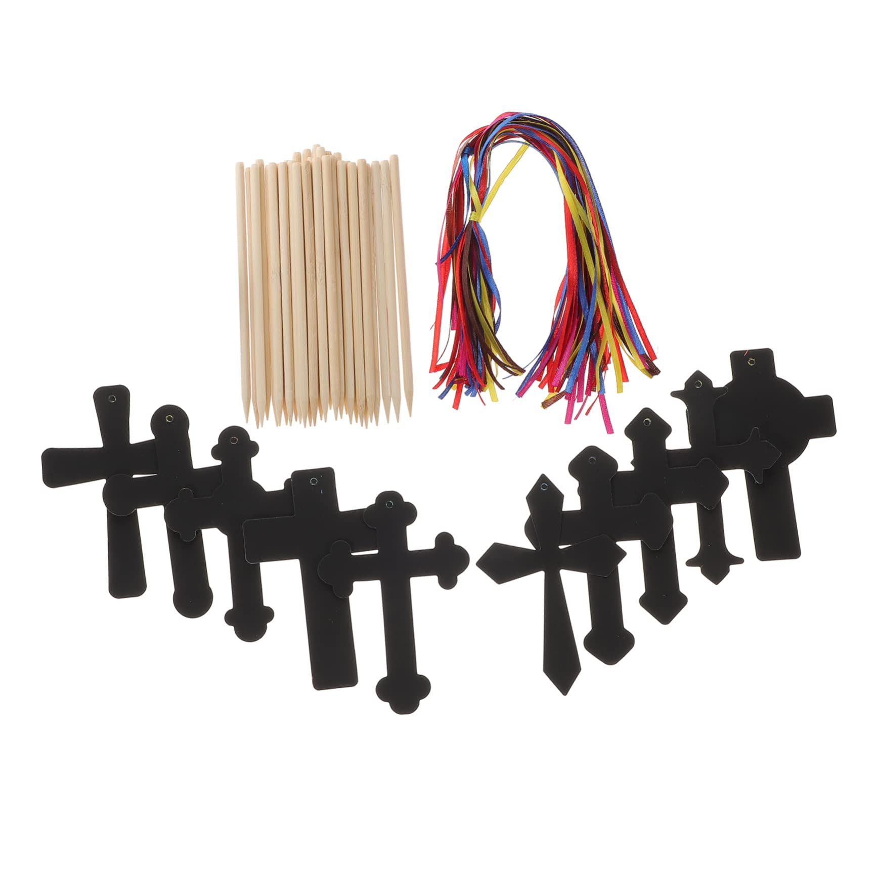 HANABASS Easter Cross Scratch Painting Easter Decorations Indoor Party Supplies