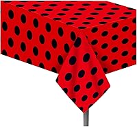 Vista 84 de CC HOME 1 Pack Train Plastic Tablecloth 54 x 87 Inch Long Rectangular Table Cover for Buffet,Birthday Party Holiday Dinner,Picnic or Tablecloth for