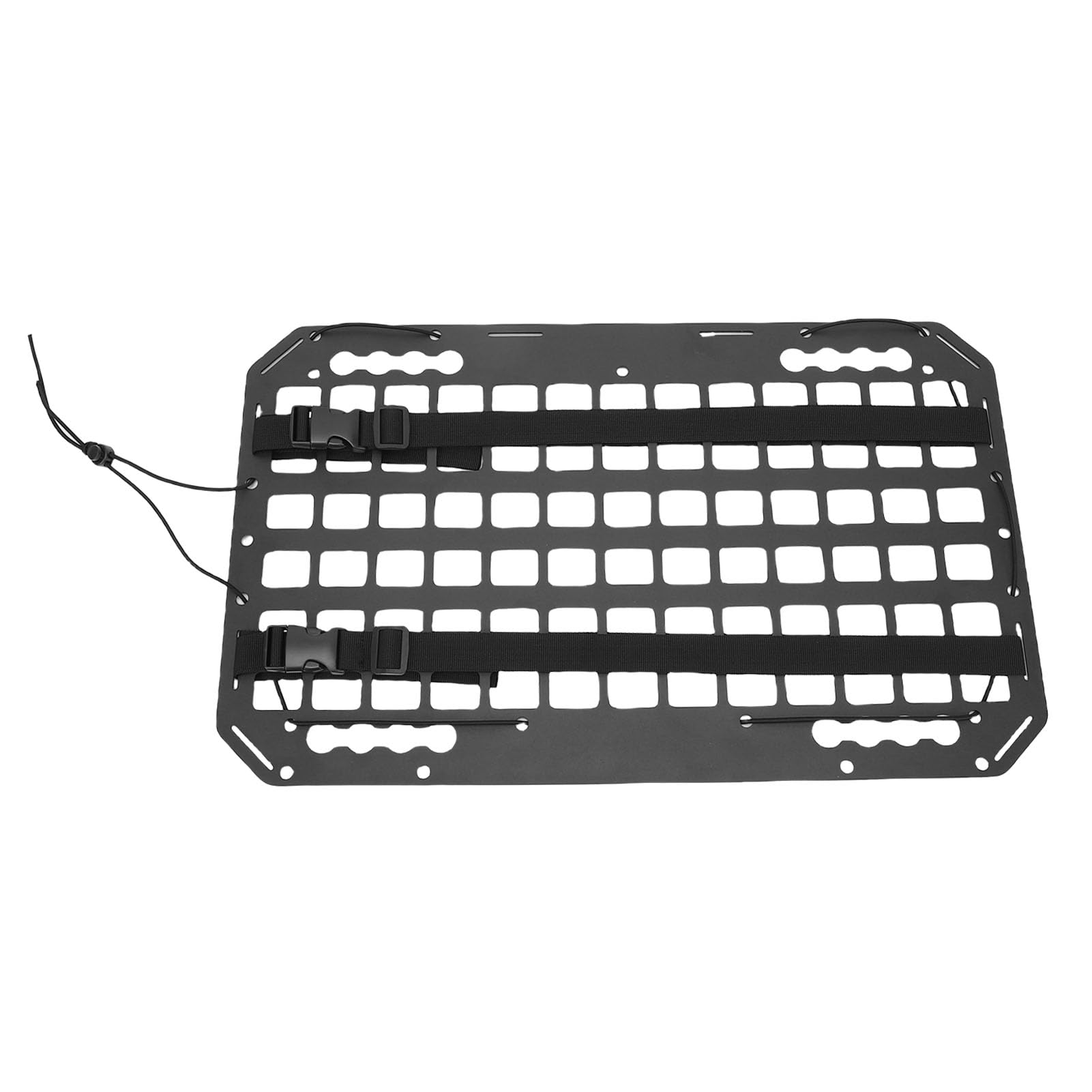 Aramox Panel Molle para Almacenamiento de Asiento de Coche, Organizador, Panel de Bastidor, Soportes de Aluminio para Vehículos Recreativos, Camiones, SUV, 21,26x13x0,08 Pulgadas