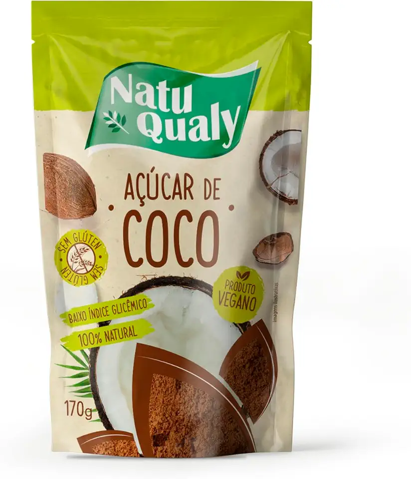 Açúcar de Coco Natuqualy 100% Natural 170g
