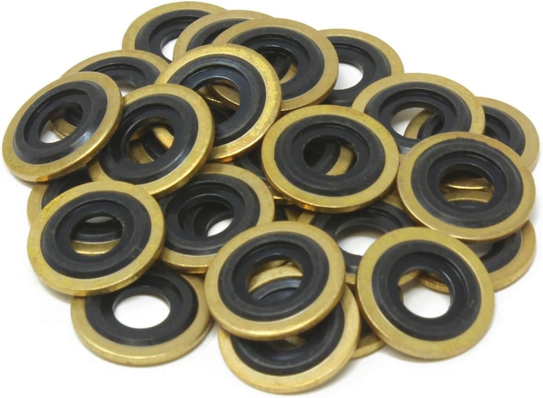 Ever Ready First Aid Oxygen Regulator Brass Yoke Washer Seals - Pack of 50