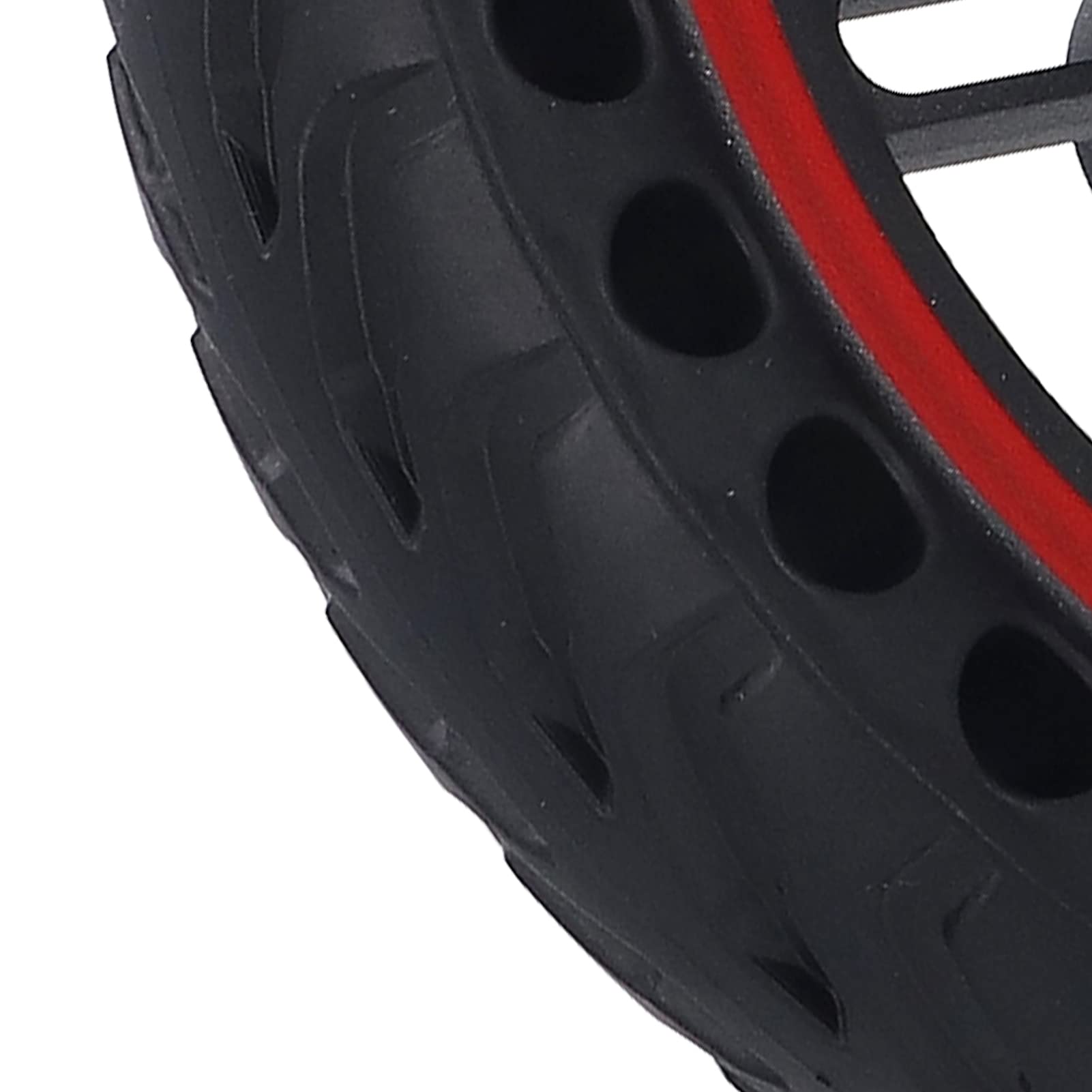 Conjunto de Rueda Trasera de Scooter eléctrico neumático Celular de Scooter eléctrico con 120 mm de Disco Freno Rojo Capacidad de rodamiento Fuerte para pro2 m3