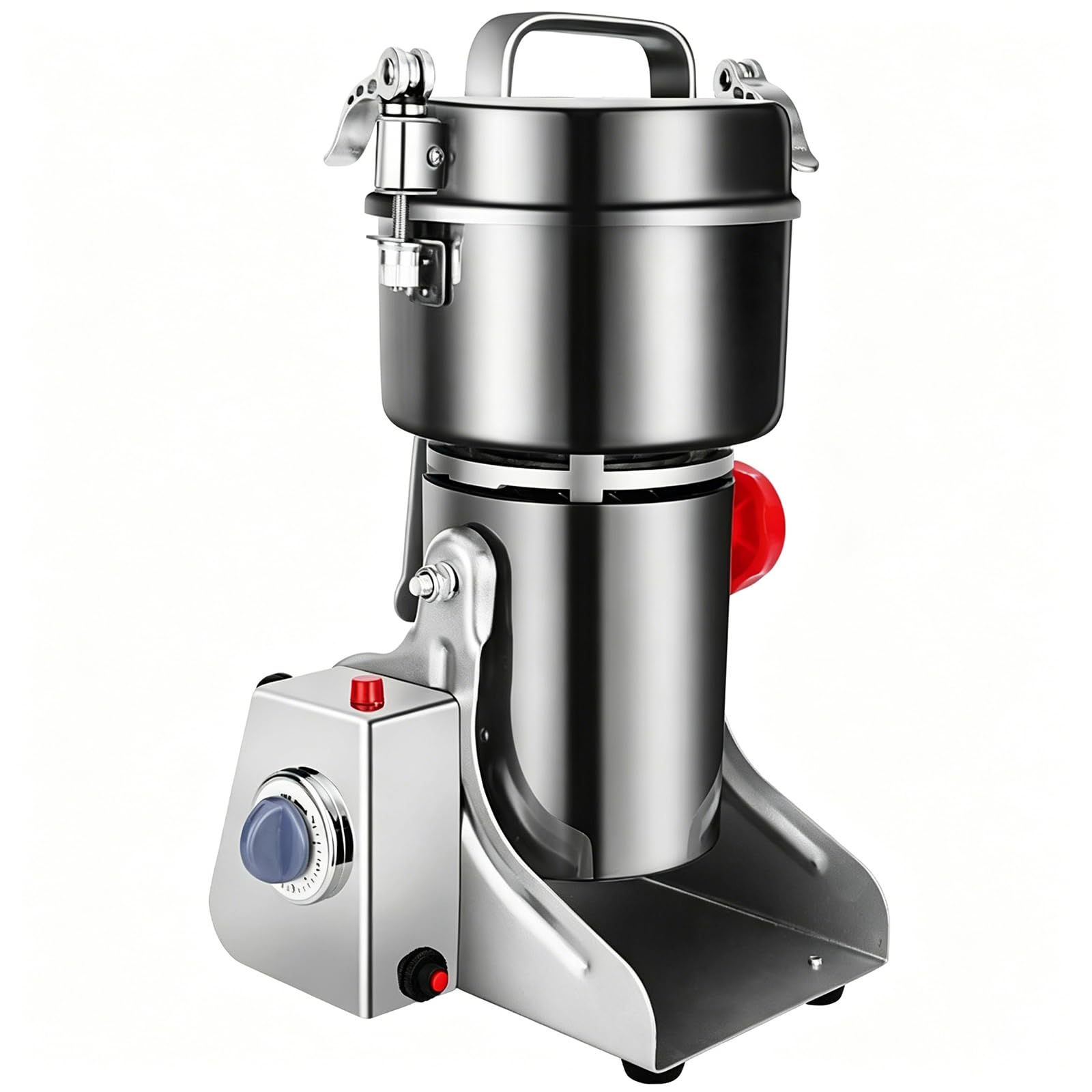 Komercyjny Młynek Do Przypraw, Młynek Do Przypraw O Dużej Prędkości, Młynek Do Proszku O Mocy 3600 W, 32000 Obr./min, Do Suchych Zbóż I Ziół, Ulepszona Konstrukcja Z Sześcioma Ostrzami, Pojemność