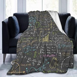 HDAXIA Manta,Geek Nerd Math Mathematician Pi Day Impreso, Franela ultrasuave, cálida, Ligera y acogedora, Manta de Felpa, Ajuste sofá Cama sofá Silla Adultos y niños 80"x60"