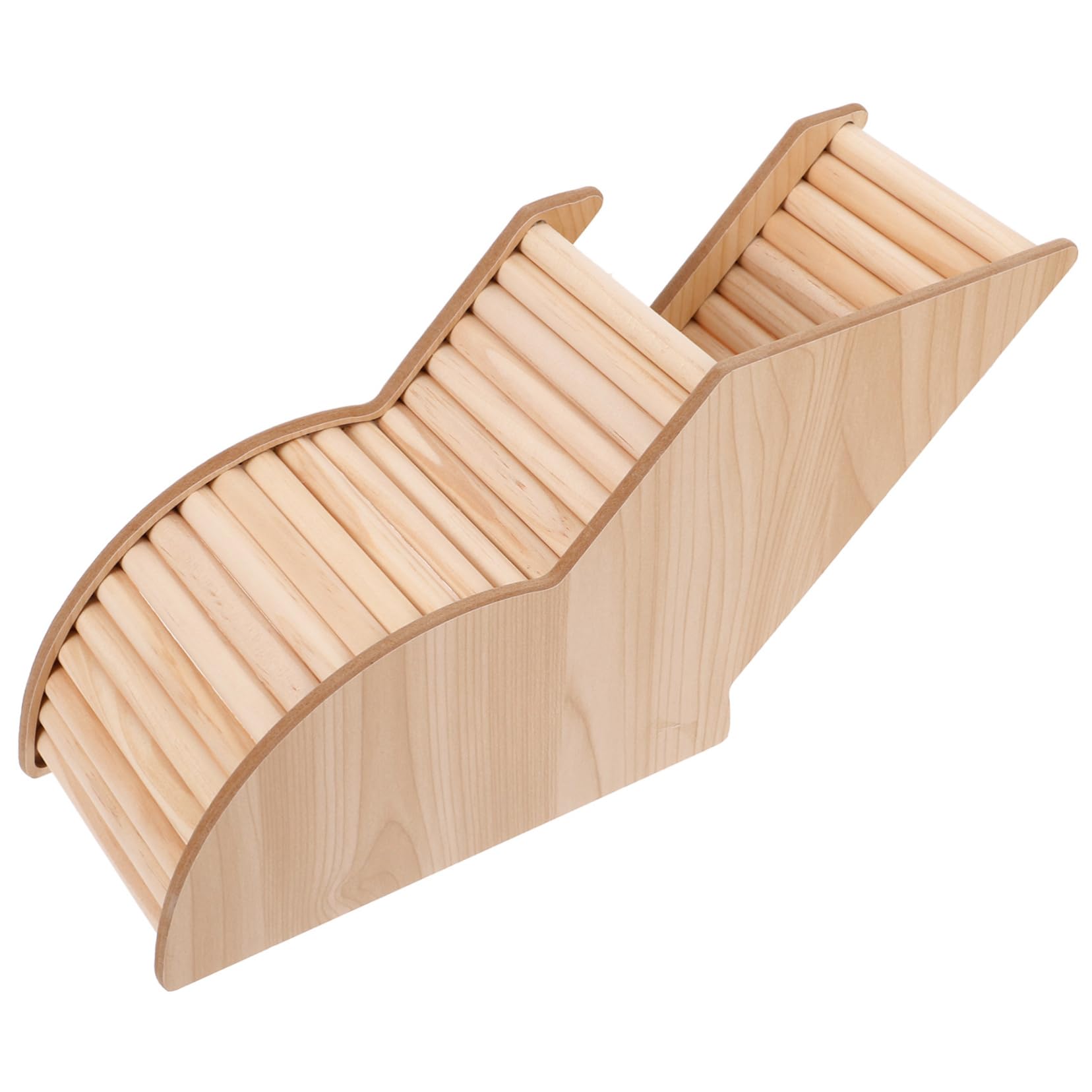 INOOMP 3piezas Túnel De Escondite De Madera para Hámster Accesorio De Refugio Seguro para Jaulas De Mascotas Juguete De Actividad para Roedores